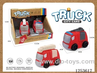 2PCS Fire Bus Set