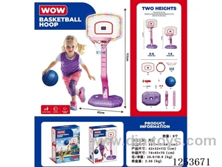 Pink light basketball stand
