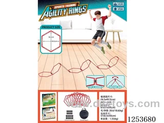 Large Hexagonal Fitness Ring (Red)