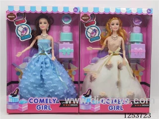 11.5 inch solid body 9 jointed Barbie doll