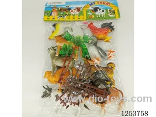 Farm Sets 12 PCS 5 inch + 4 columns + 1 tree 6 grasses