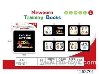 Alphabet cognitive cloth book (4 pages 8 sides)