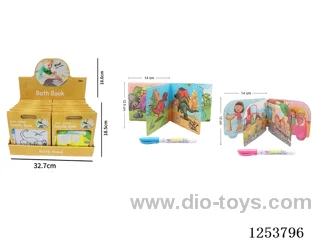 Doodle colour changing learning water painting book 16PCS