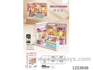Ice cream shop with light Not included battery