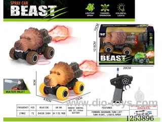 1:43 4ch rc car with light/spray not included battery