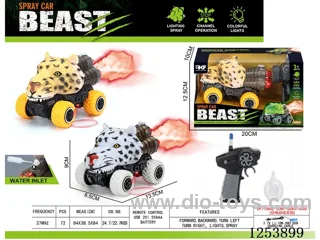 1:43 4ch rc car with light/spray not included battery