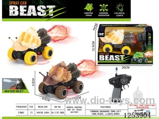 1:43 4ch rc car with light/spray not included battery