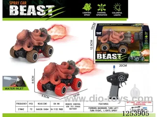 1:43 4ch rc car with light/spray not included battery