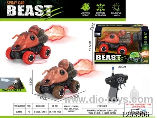 1:43 4ch rc car with light/spray not included battery