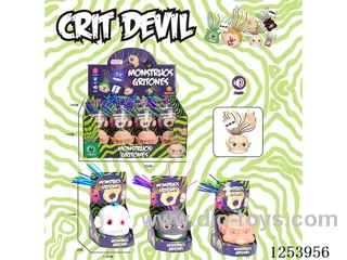 Pull hair skull 12PCS with sound included battery