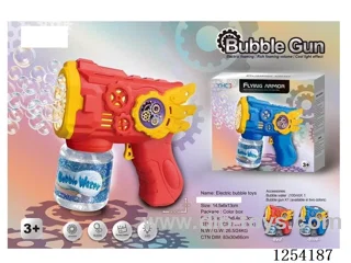 Gear bubble gun with 1 bottle of 100ML bubble water
