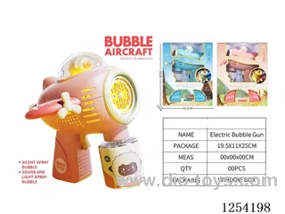 B/O bubble gun W L/M not included battery