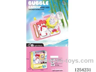 B/O bubble gun W L/M not included battery