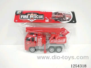 Inertia fire truck with action