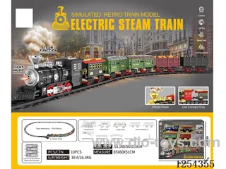 Classic Steam Electric Railway Train W L/M/spray/ not included battery