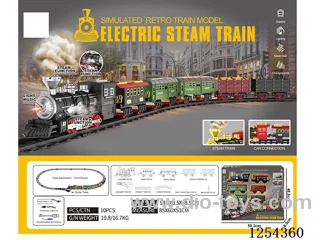 Classic Steam Charging Railway Train W L/M/spray/ included battery