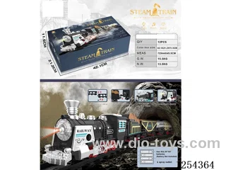 Classic Steam Electric Railway Train W L/M/spray/ not included battery