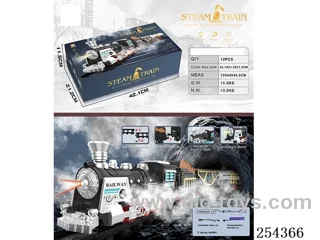 Classic Steam Charging Railway Train W L/M/spray/ included battery