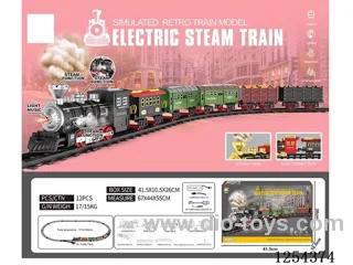 Classic Steam Charging Railway Train W L/M/spray/ included battery