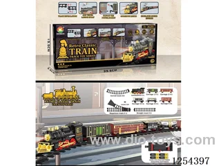 Classic Steam Electric Railway Train W L/M not included battery