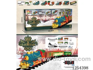 Classic Steam Charging Railway Train (Christmas model) W L/M/spray/songs included battery