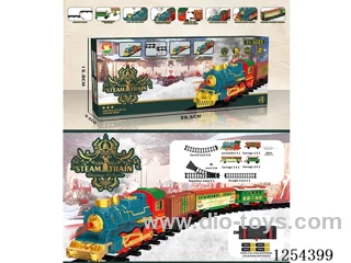 Classic Steam Electric Railway Train (Christmas model) W L/M/spray/songs not included battery