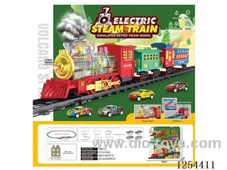 Classic Steam Transparent Colour Wheel Electric Railway Train W L/M/spray/ejection not included battery