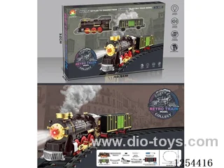Classic Steam Charging Railway Train W L/M/spray/ included battery