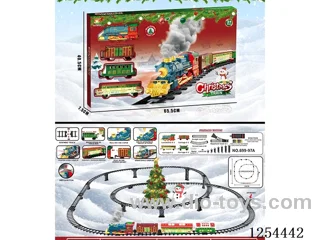 Classic Steam Electric Railway Train (Christmas model) W L/M/spray/songs not included battery