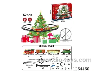 Classic Rechargeable Railway Train (Christmas model) W L/M/spray/songs included battery