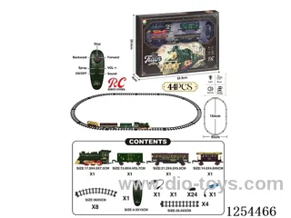 2.4G Classic Steam Charging Railway Train W L/M/spray/ included battery