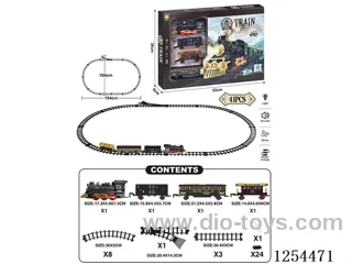Classic Steam Electric Railway Train W L/M/spray/ not included battery