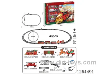 Classic Steam Charging Railway Train (Christmas model) W L/M/spray/ included battery