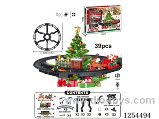Classic Rechargeable Railway Train (Christmas model) W L/M/songs included battery