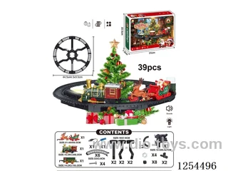 Classic Rechargeable Railway Train (Christmas model) W L/M/songs included battery