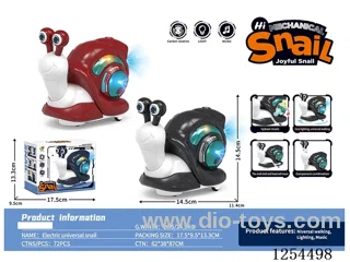 B/O universal snails W L/M not included battery 2 colors