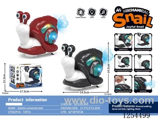 B/O universal snails W L/M/spray not included battery 2 colors