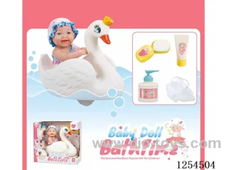 10 inch swimming ring + 12 inch doll