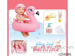 10 inch swimming ring + 10 inch doll