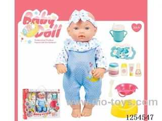 12 inch blown bottle body doll + accessories