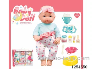 12 inch blown bottle body doll + accessories