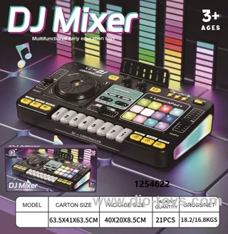 Kids DJ Mixer Toy in color box