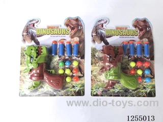 Dinosaur soft bullet ping pong gun