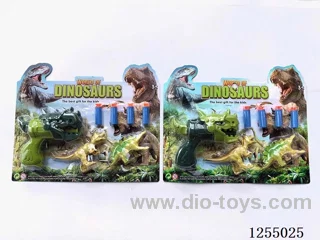 Dinosaur soft bullet ping pong gun