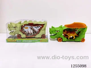 Free Wheel Dinosaur Storage Vehicle (with Dinosaur)