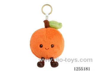 Orange Plush Keyring