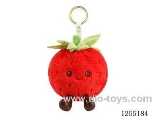 Strawberry Plush Keyring