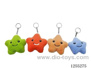 10cm Star Plush Keychain Pendant