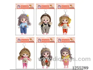 【English】6-inch (15cm) 13-joint doll + keychain assorted mix