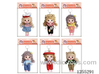 【English】6-inch (15cm) 13-joint doll + keychain assorted mix